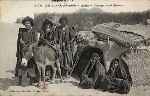 Ak Mali, Campement Maure, Esel