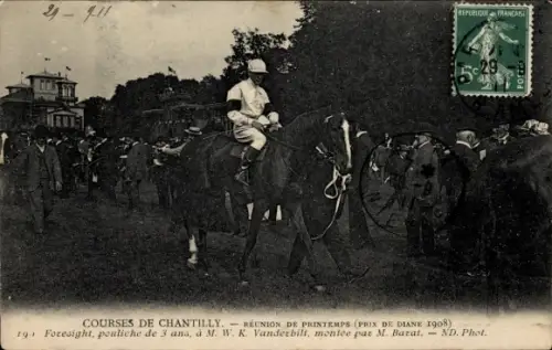 CPA Courses de Chantilly, Reunion de Printemps, Foresight, pouliche de 3 ans