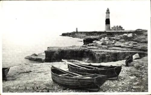 Ak Portland Bill Dorset, Leuchtturm