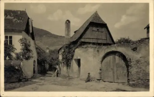 Ak Wachau Niederösterreich, Dorfidyll