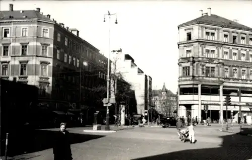 Ak Chemnitz, Blick in die Brückenstraße