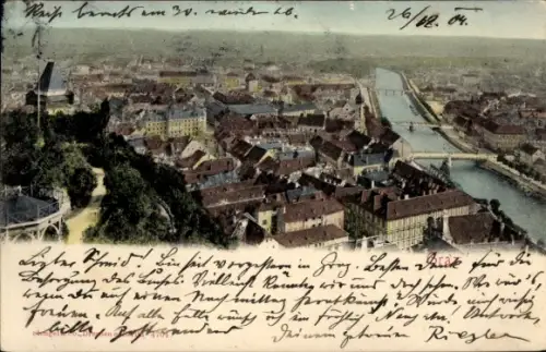 Ak Graz Steiermark, Gesamtansicht
