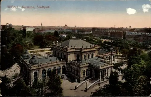 Ak Wien 1 Innere Stadt, Wien I, Kursalon, Stadtpark