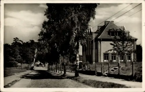 Ak Ückeritz Usedom Mecklenburg, Schule m. Strandstraße