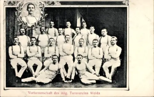 Ak Vorturnerschaft des Allgemeinen Turnvereins Weida