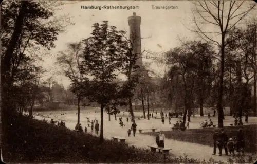 Ak Hamburg Mitte Rothenburgsort, Traunsgarten