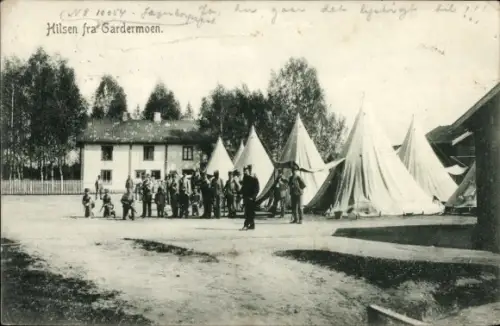 Ak Gardermoen Norwegen, Zeltlager