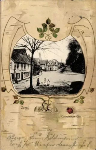 Passepartout Ak Soest in Westfalen, Grundmeyer Tor