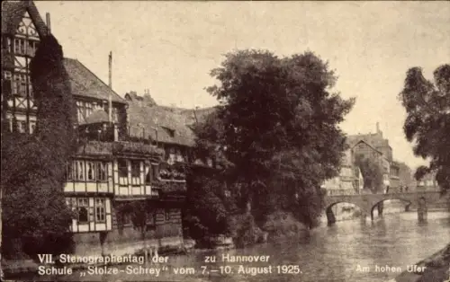 Ak Hannover Leine, VII. Stenographentag, 1925