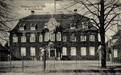 Ak Loga Leer Ostfriesland, Herrenhaus Philippsburg