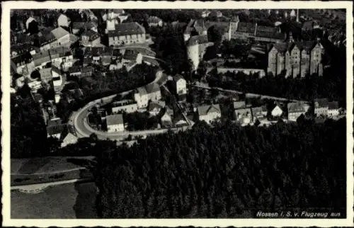 Ak Nossen in Sachsen, Luftaufnahme