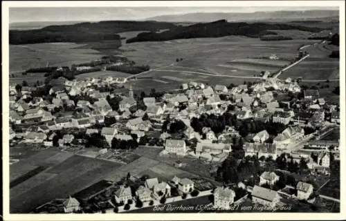 Ak Bad Dürrheim im Schwarzwald, Fliegeraufnahme