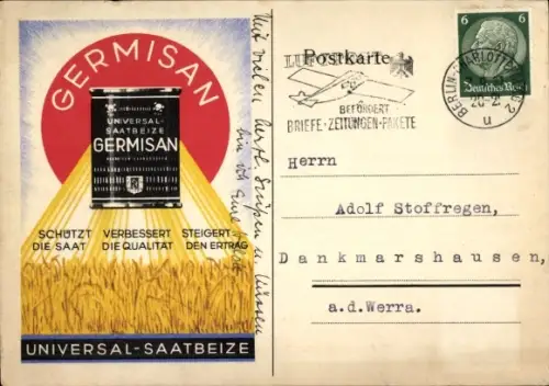 Ak Reklame, Germisan Universal-Saatbeize