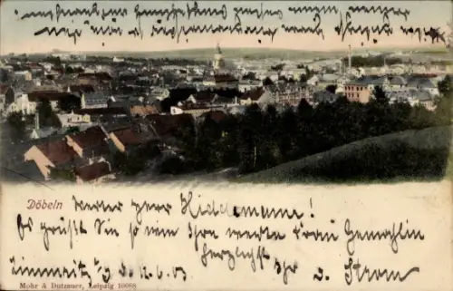 Ak Döbeln in Sachsen, Gesamtansicht