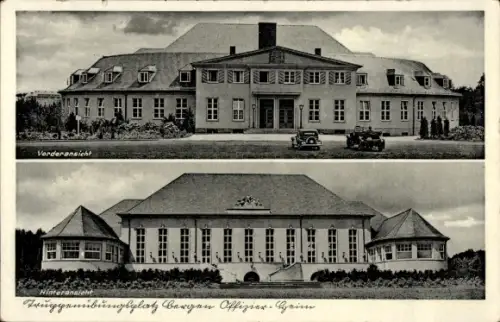 Ak Bergen in der Lüneburger Heide, Truppenübungsplatz, Offizierheim