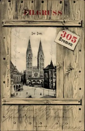 Passepartout Ak Hansestadt Bremen, Dom