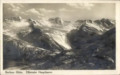 Ak Tirol, Berliner Hütte, Zillertaler Hauptkamm