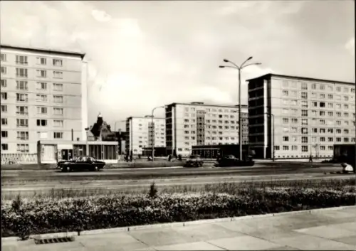 Ak Karl Marx Stadt Chemnitz in Sachsen, Wilhelm-Pieck-Straße, Helmut-Just-Straße
