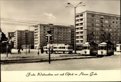 Ak Karl Marx Stadt Chemnitz in Sachsen, Helmut-Just-Straße, Wilhelm-Pieck-Straße