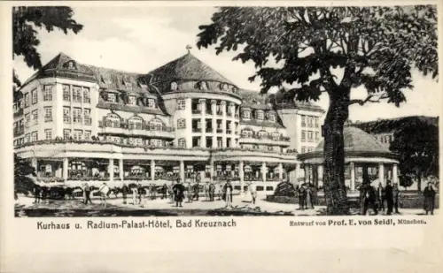 Ak Bad Kreuznach an der Nahe, Radium-Palast-Hôtel