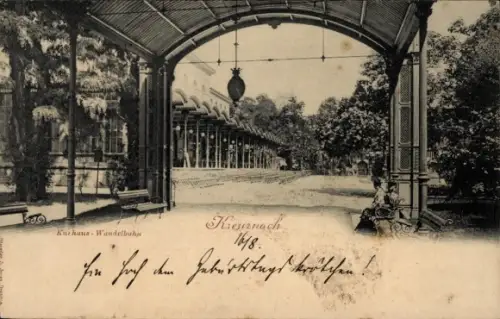 Ak Bad Kreuznach an der Nahe, Kurhaus, Wandelbahn