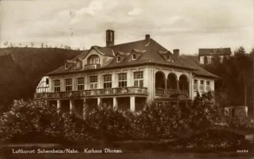 Ak Bad Sobernheim an der Nahe,  Kurhaus Dhonau