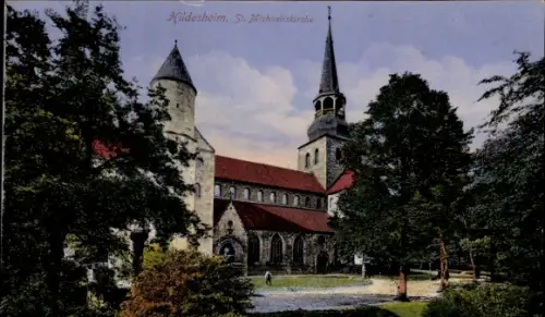 Ak Hildesheim in Niedersachsen,  St. Michaeliskirche