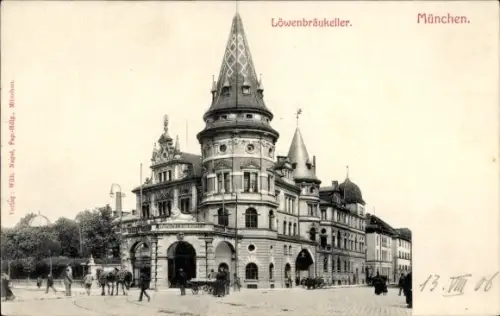 Ak München Bayern, Löwenbräukeller,  Verlag Wilh. Nagel