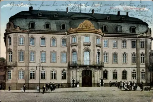 Ak Mainz am Rhein,  Gouvernement, Regierungsgebäude