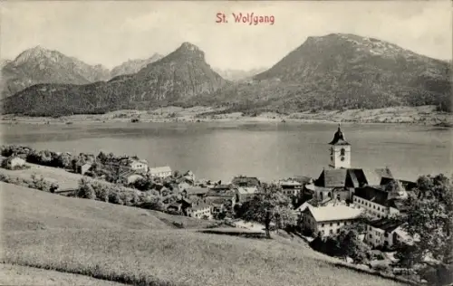Ak St. Wolfgang am Wolfgangsee Oberösterreich, Panorama