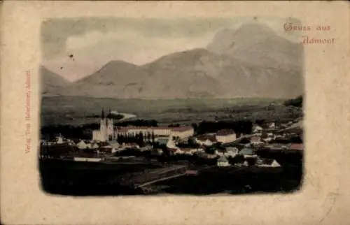 Ak Admont Steiermark, Gesamtansicht