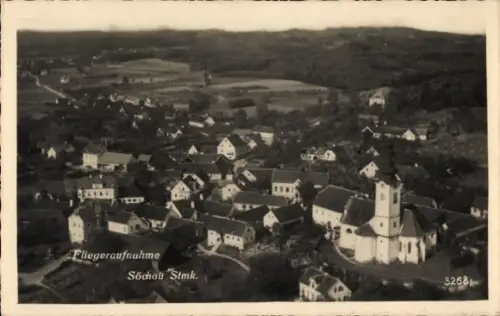 Ak Söchau Steiermark, Gesamtansicht vom Ort
