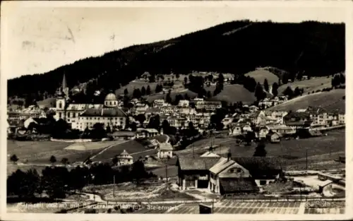 Ak Mariazell Steiermark, Gesamtansicht mit Bürgeralpe