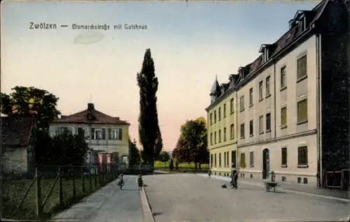 Ak Zwötzen Gera in Thüringen, Bismarckstraße, Gutshaus