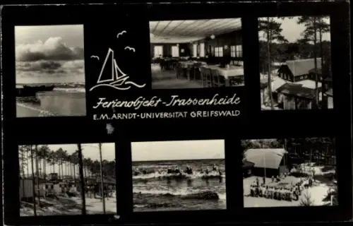 Ak Trassenheide auf Usedom, Ferienobjekt, Ernst Moritz Arndt Universität Greifswald