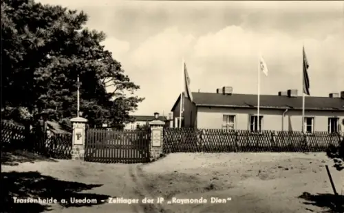 Ak Trassenheide auf Usedom, Zeltlager der Jungen Pioniere, Raymonde Dien