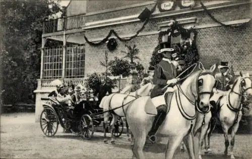 Ak Blankenburg am Harz, Einzug des Regenten Herzog Johann Albrecht am 18. Juni 1907