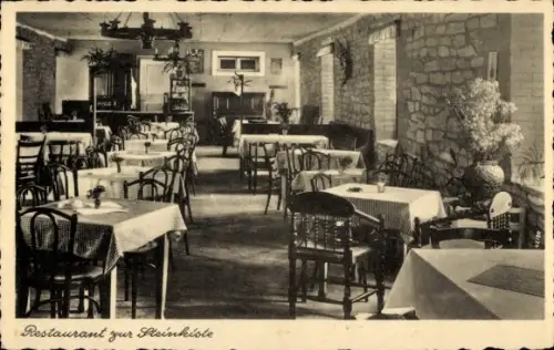Ak Hiddingsen Soest in Westfalen, Restaurant zur Steinkiste, Innenansicht