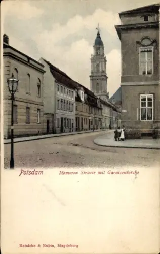 Ak Potsdam, Mammonstraße, Garnisonkirche, heute Werner-Seelenbinder-Straße