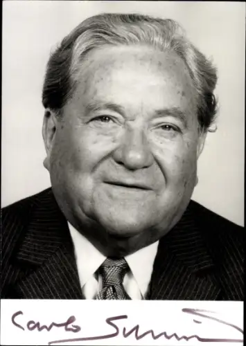 Foto Carlo Schmid, SPD-Politiker