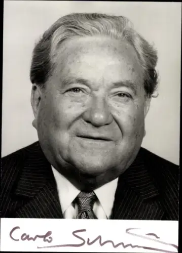 Foto Carlo Schmid, SPD-Politiker