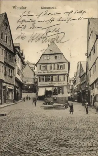 Ak Wetzlar an der Lahn, Eisenmarkt