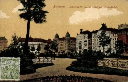Ak Budapest Ungarn, Szabadsag ter, Freiheitsplatz