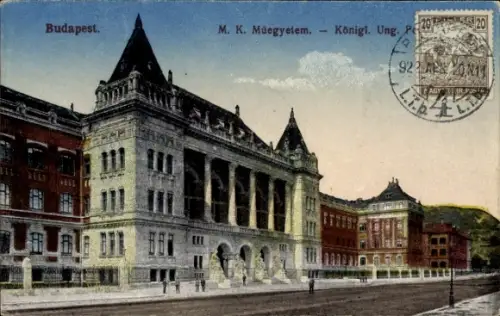 Ak Budapest Ungarn, Universität