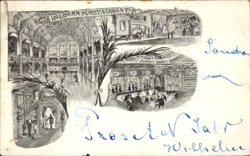 Litho Holborn Camden London England, Restaurant, Ballsaal