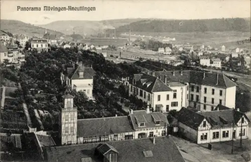 Ak Nilvange Nilvingen Kneuttingen Lothringen Moselle, Panorama