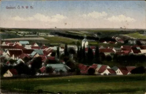 Ak Hoštka Gastorf Region Aussig, Gesamtansicht