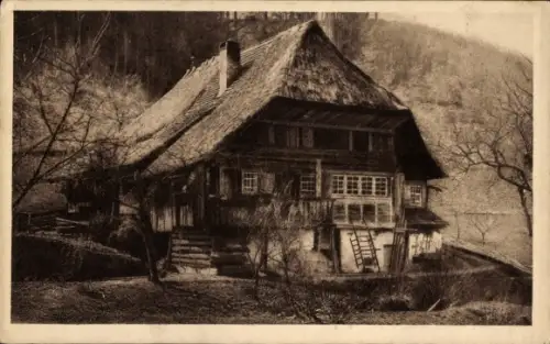 Ak Schwarzwald, Das Schwarzwaldhaus