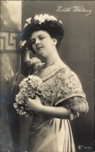 Ak Schauspielerin Edith Whitney, Portrait