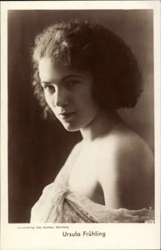 Ak Schauspielerin Ursula Frühling, Portrait, Autogramm